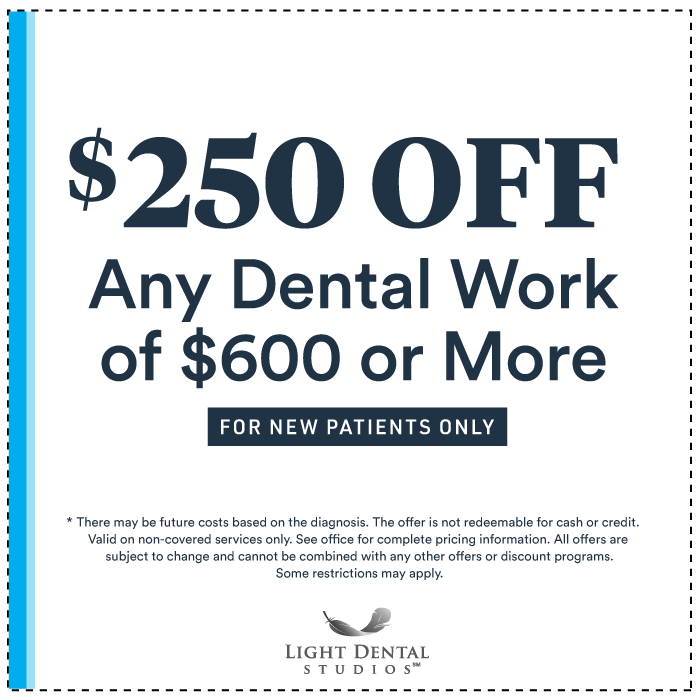 $250 off any dental work of $600 or more
