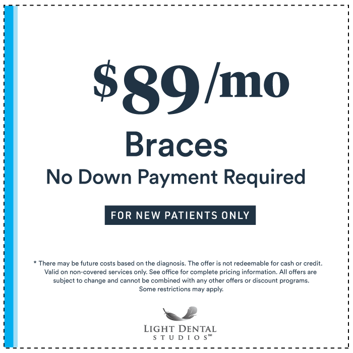 $89/mo Braces. No down payment 